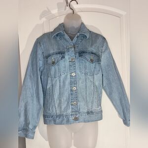 2/$30 Vintage Vibes -Timeless ARIZONA JEANS Light Blue Denim Jean Jacket(#1,123)
